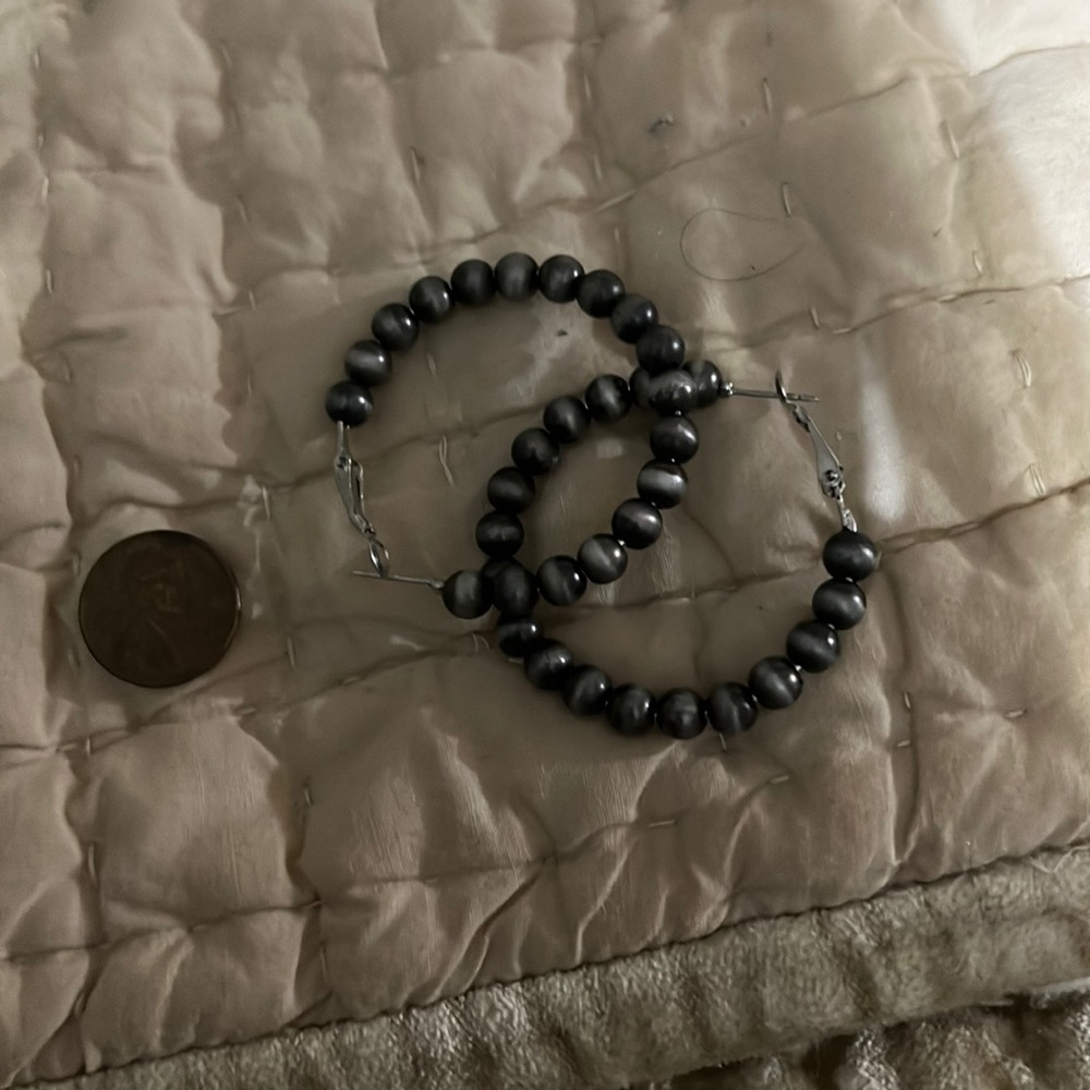 Navajo pearl earrings.
